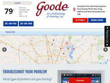 Tablet Screenshot of goodeair.com